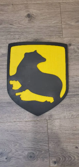 Badger Crest Two Layer Sign